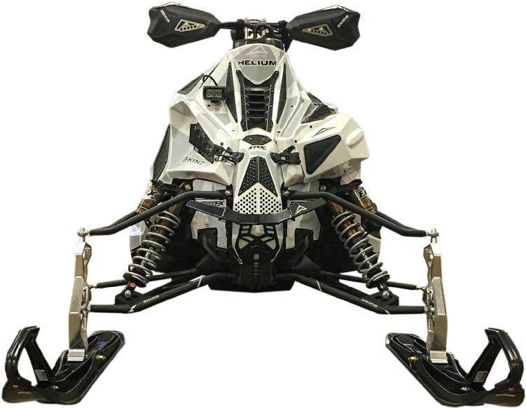 Skinz Protective Gear Black A-Arm Chip Guards Arctic Cat Ski